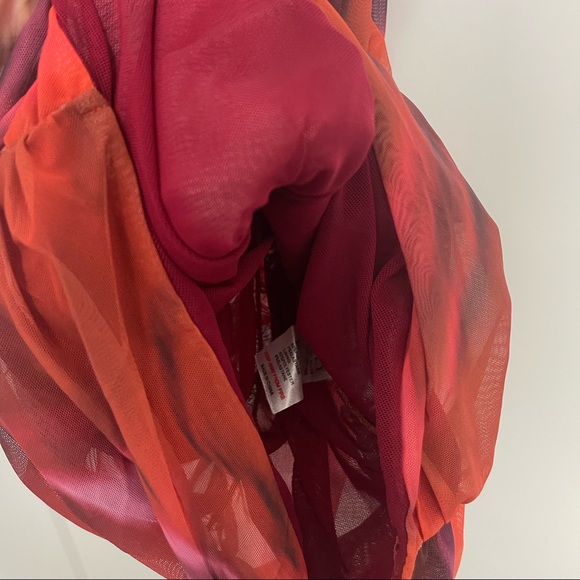 ❗️SOLD❗️Oh Polly Dress - Lunar Sleeveless Bodycon Ruched Mesh Mini Dress - Picture 6 of 9